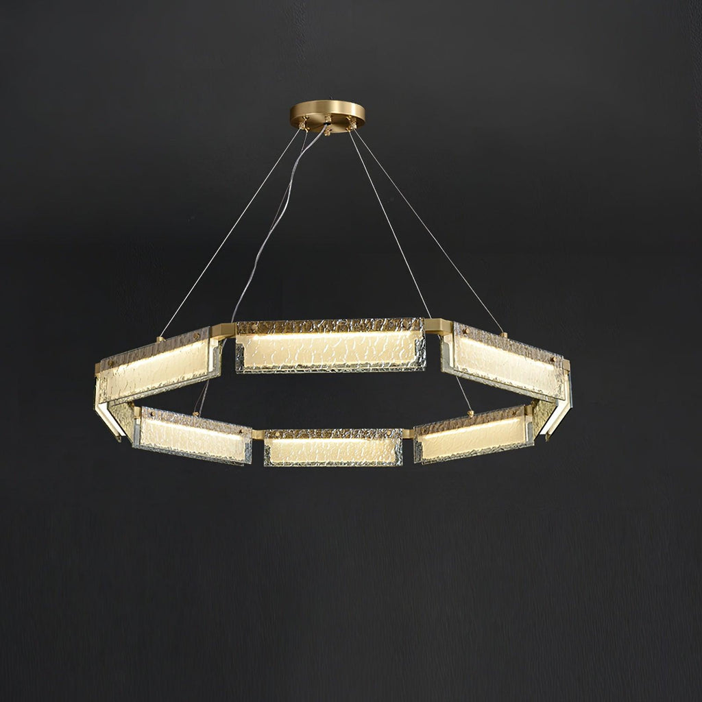 Hexa Lustre en Verre De Luxe - Neutralighting