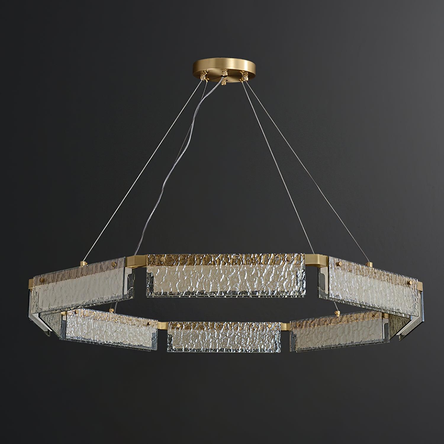 Hexa Lustre en Verre De Luxe - Neutralighting