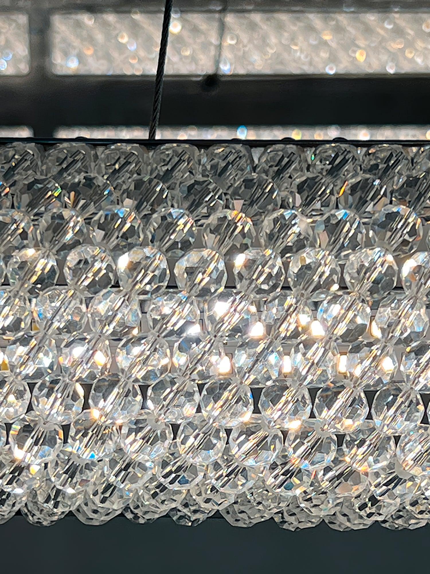 Vazorora Moderne Minimaliste Anneau Crystal Lustre - Neutralighting
