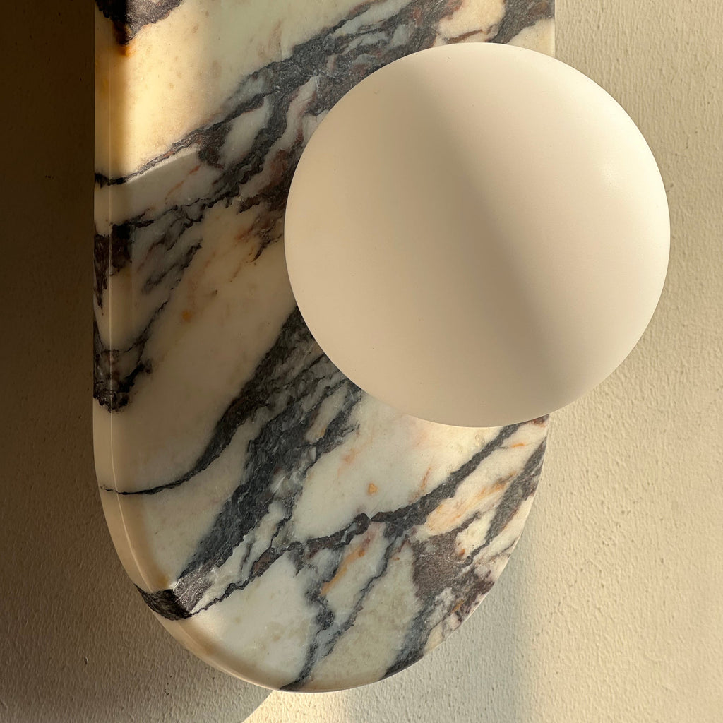 Alvuvyo Élégance Moderne Marbre Applique Murale - Neutralighting