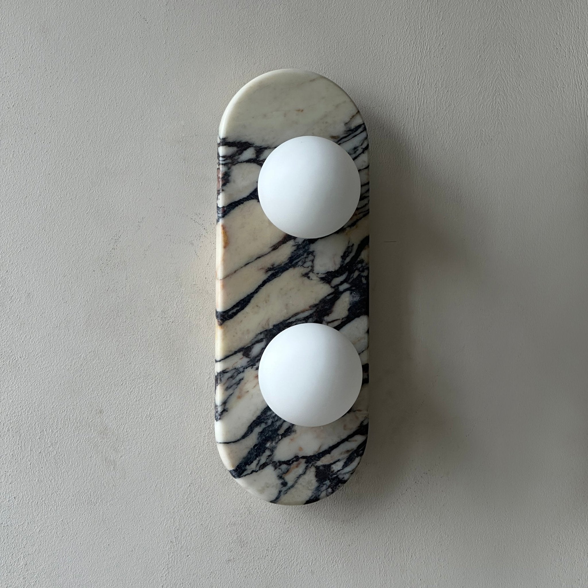Utheisra Applique Murale Élégance Verre Marbre - Neutralighting