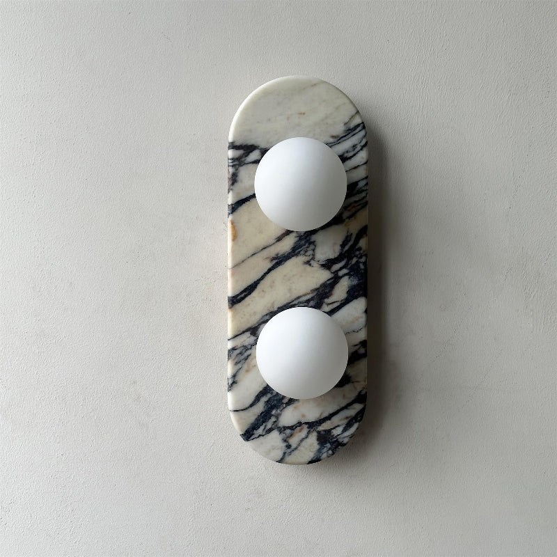 Alvuvyo Élégance Moderne Marbre Applique Murale - Neutralighting