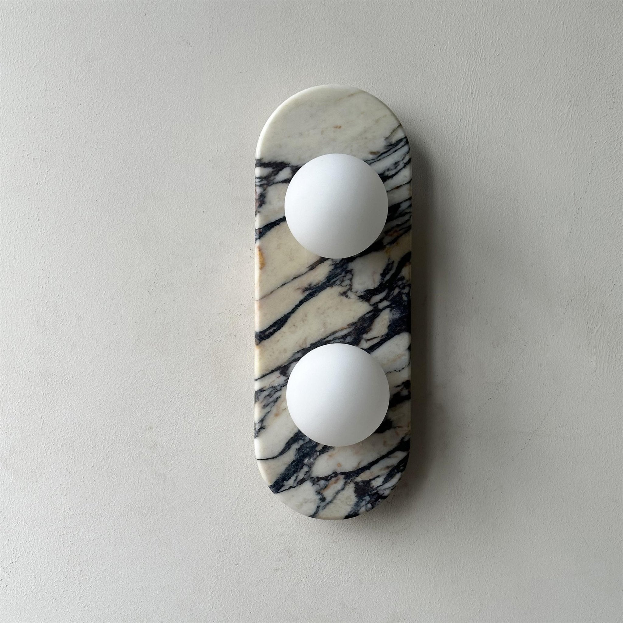 Utheisra Applique Murale Élégance Verre Marbre - Neutralighting