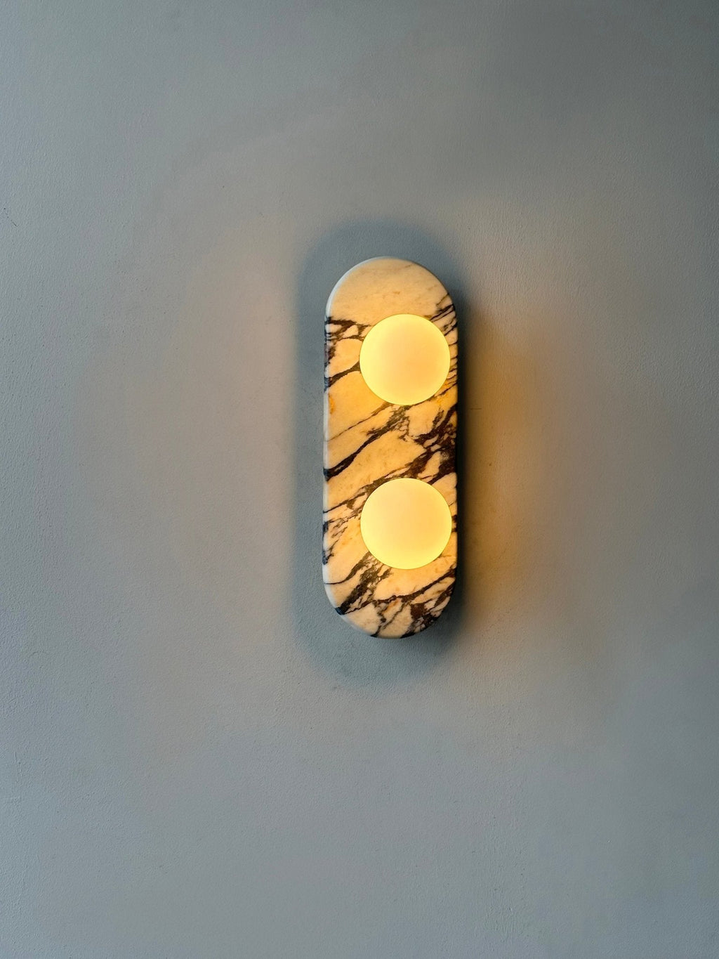 Utheisra Applique Murale Élégance Verre Marbre - Neutralighting