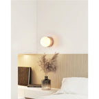 Blikuvys Moderne Minimaliste Travertin Verre Applique Murale - Neutralighting