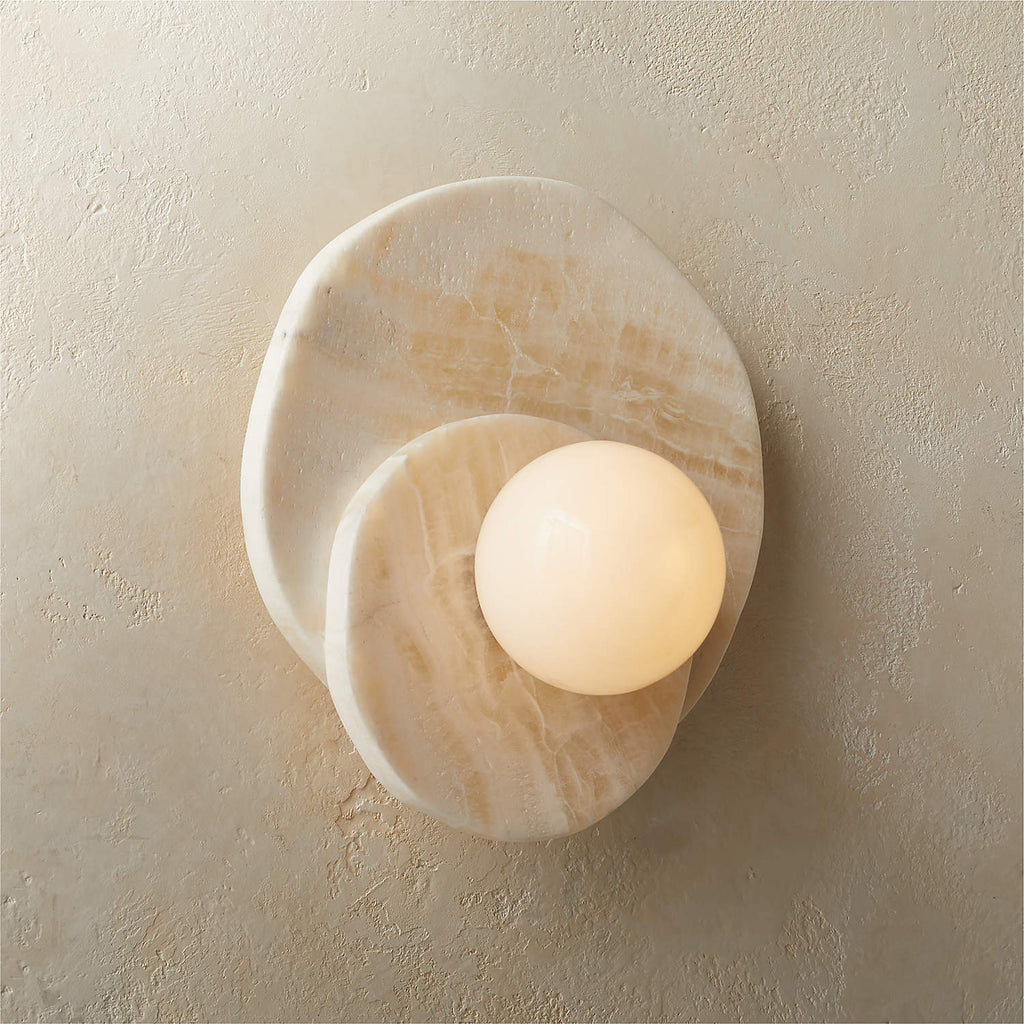 Alorarae Applique Murale en Albâtre Organique - Neutralighting