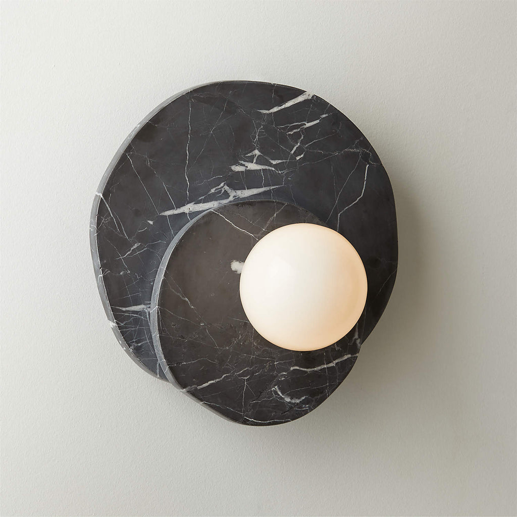 Astr Moderne Minimaliste Unique Pierre Verre Applique Murale - Neutralighting