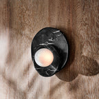 Astr Moderne Minimaliste Unique Pierre Verre Applique Murale - Neutralighting