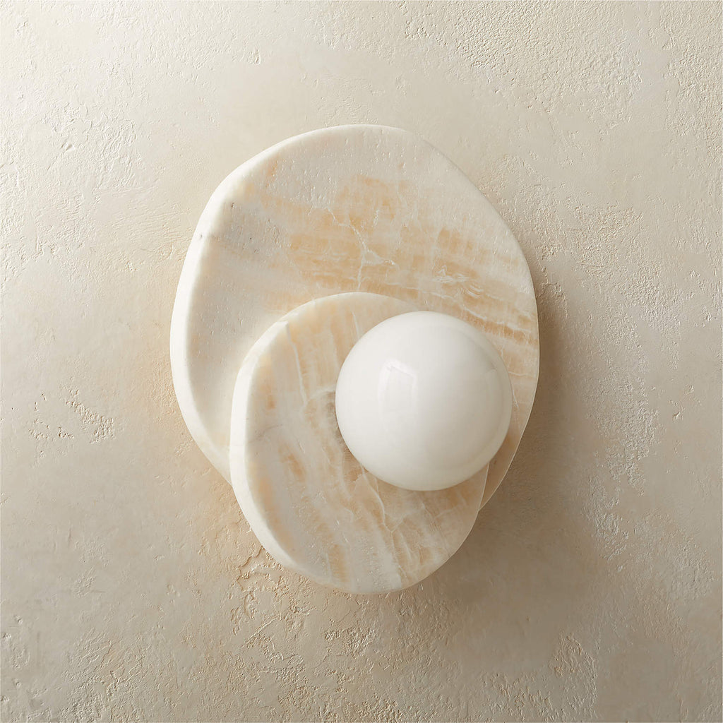 Alorarae Applique Murale en Albâtre Organique - Neutralighting