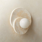 Alorarae Applique Murale en Albâtre Organique - Neutralighting