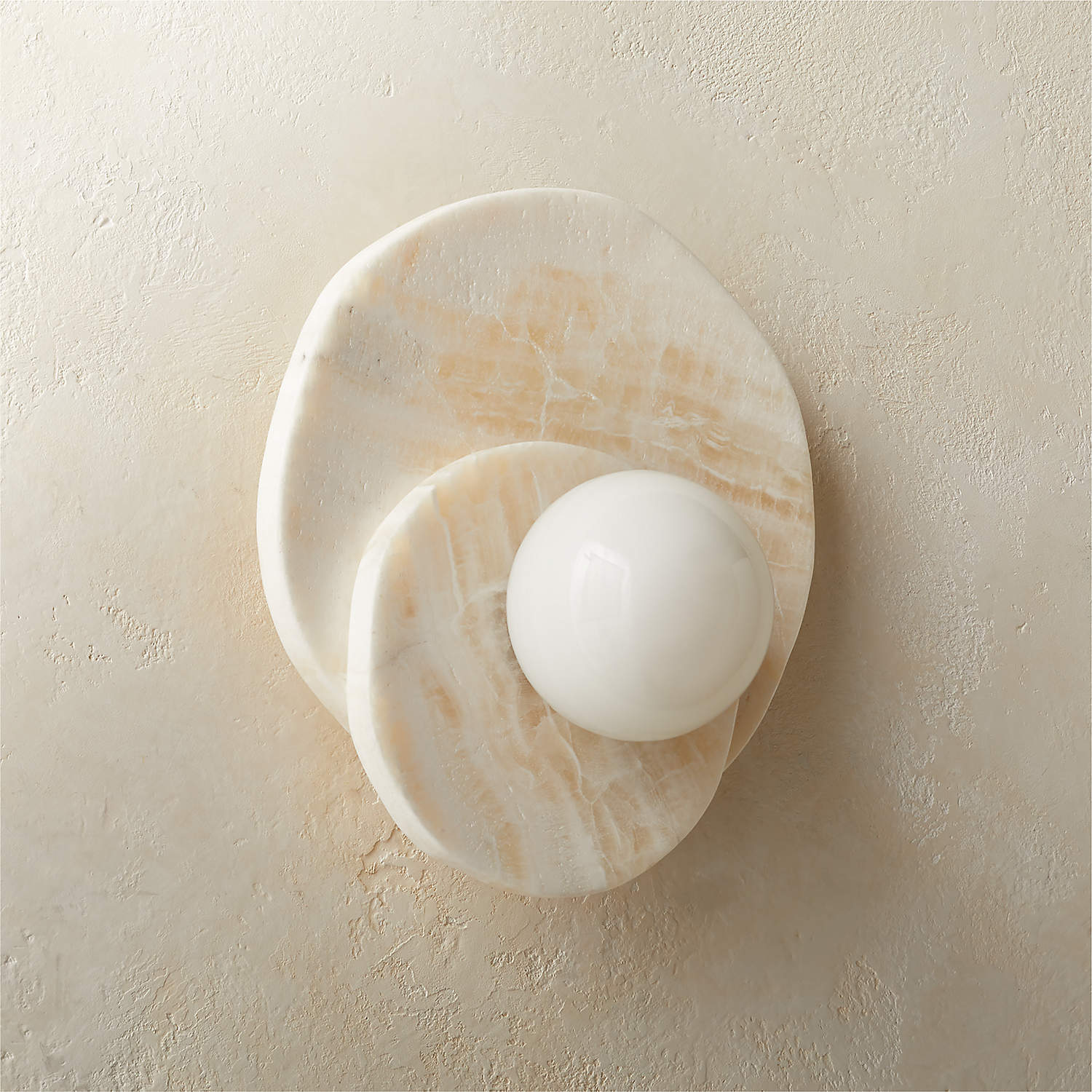 Alorarae Applique Murale en Albâtre Organique - Neutralighting