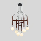 Terra Lustre Géométrique en Bois - Neutralighting