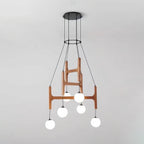 Terra Lustre Géométrique en Bois - Neutralighting