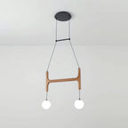 Terra Lustre Géométrique en Bois - Neutralighting