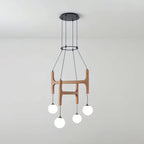 Terra Lustre Géométrique en Bois - Neutralighting