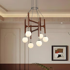 Terra Lustre Géométrique en Bois - Neutralighting