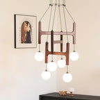 Terra Lustre Géométrique en Bois - Neutralighting