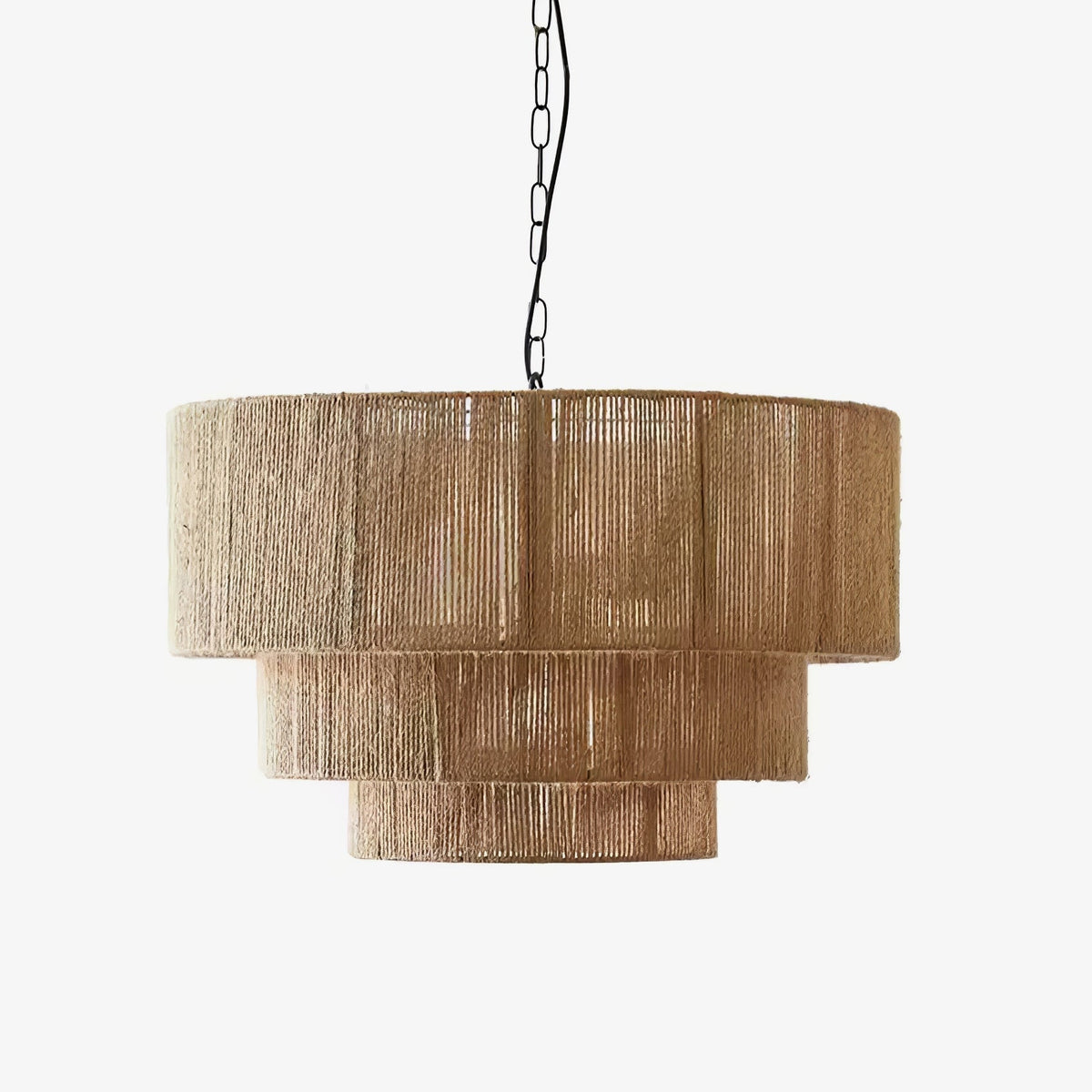 Cascade Lampe Suspendue Rustique en Jute - Neutralighting