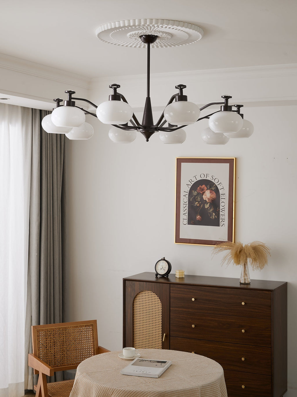 Althaen Chandelier Élégance Verre Vintage - Neutralighting
