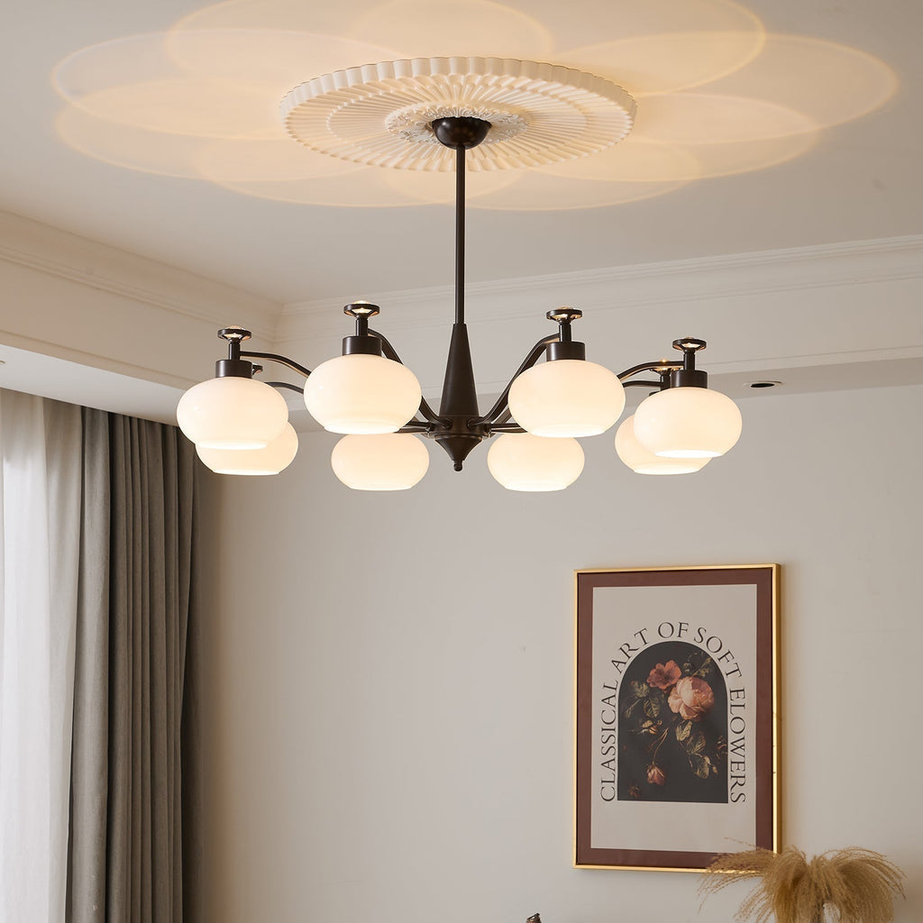 Althaen Chandelier Élégance Verre Vintage - Neutralighting