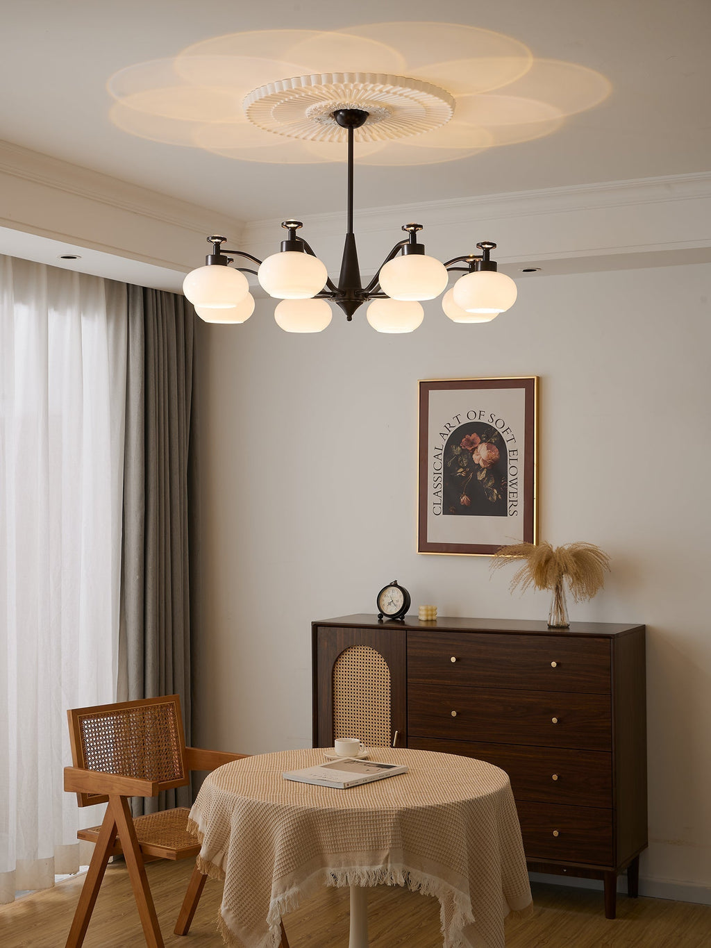 Althaen Chandelier Élégance Verre Vintage - Neutralighting