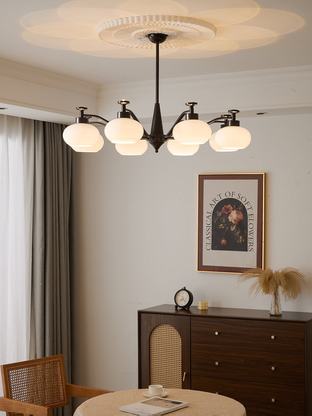 Althaen Chandelier Élégance Verre Vintage - Neutralighting
