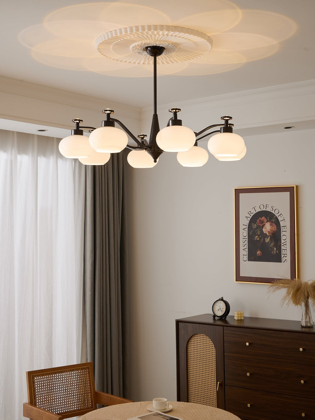Althaen Chandelier Élégance Verre Vintage - Neutralighting