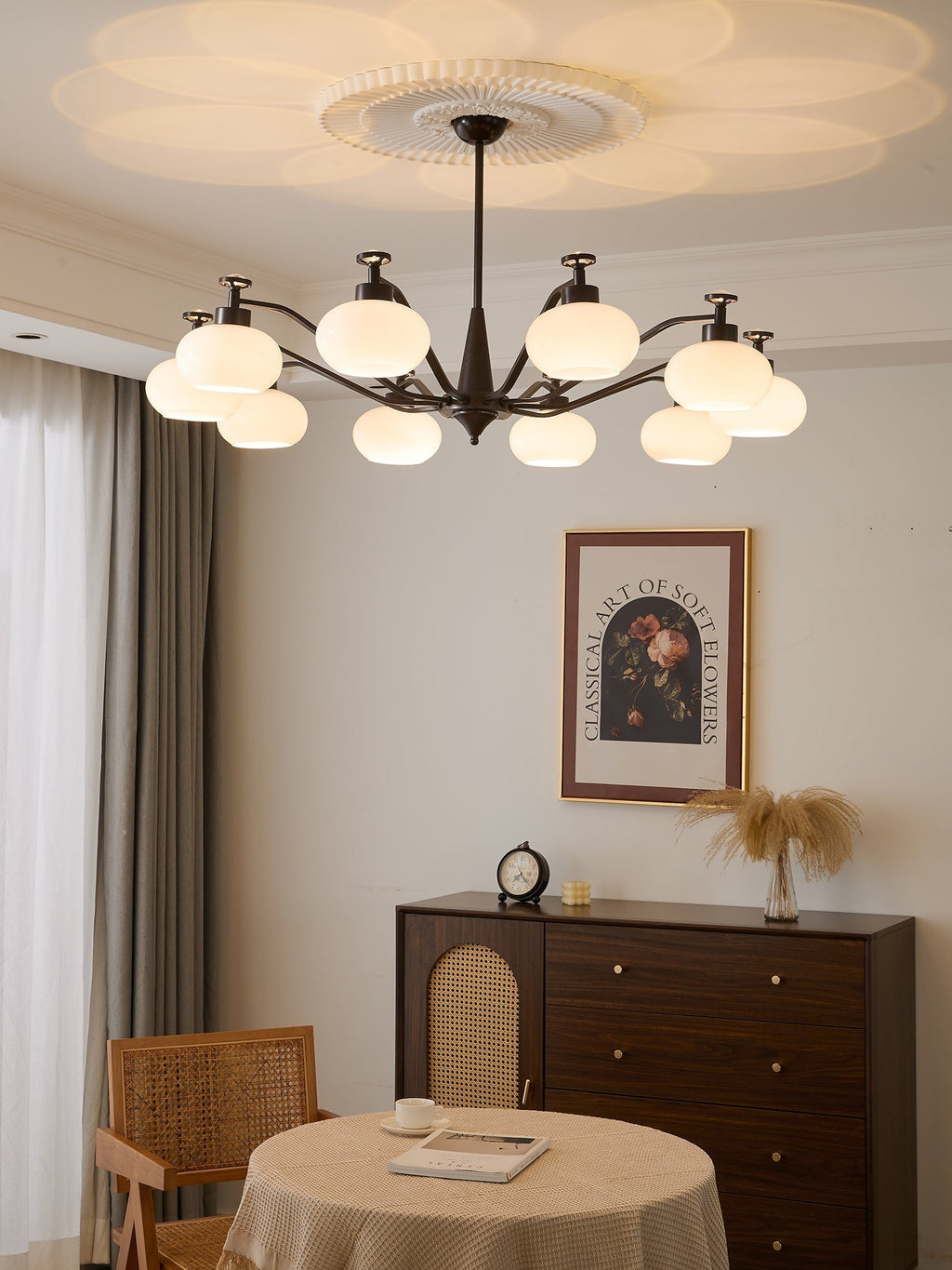 Althaen Chandelier Élégance Verre Vintage - Neutralighting