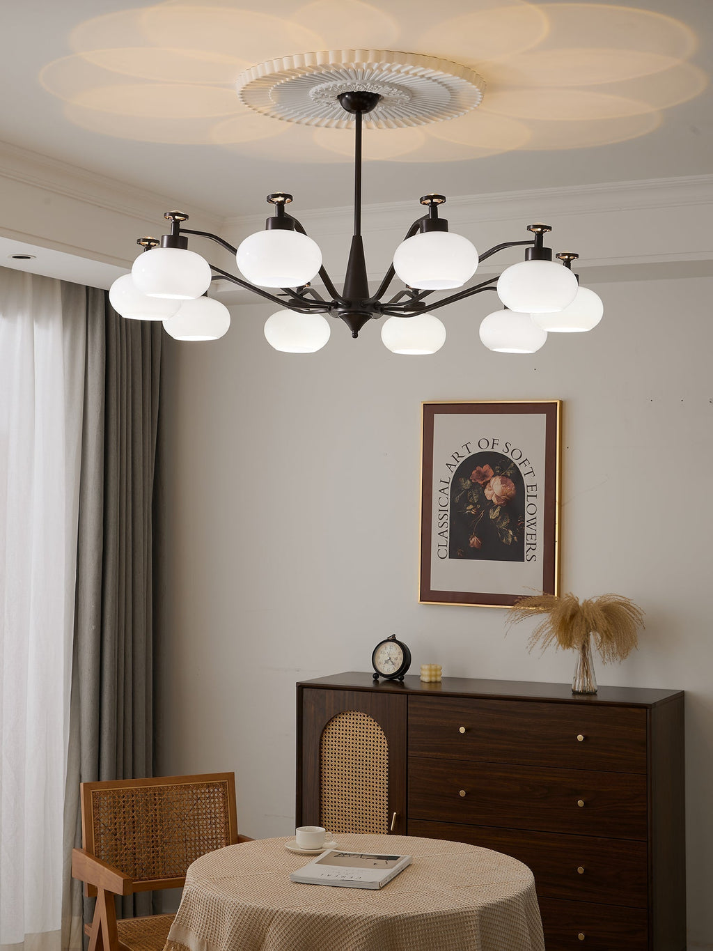 Althaen Chandelier Élégance Verre Vintage - Neutralighting