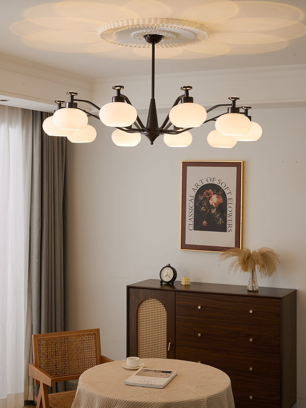 Althaen Chandelier Élégance Verre Vintage - Neutralighting