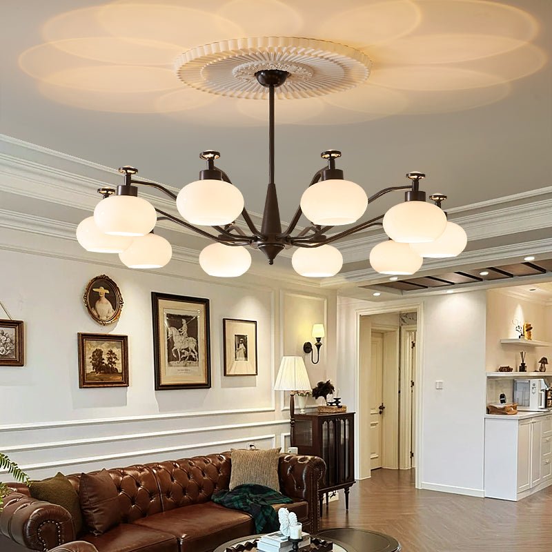 Althaen Chandelier Élégance Verre Vintage - Neutralighting
