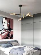 Lustra Chandelier Double 6-Luminaires Moderne - Neutralighting
