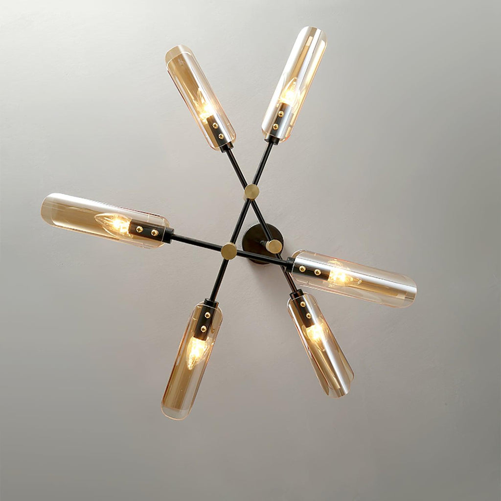 Lustra Chandelier Double 6-Luminaires Moderne - Neutralighting