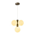 Cucarara Lustre Nordique Traditionnel Artistique en Bois à Arc - Neutralighting