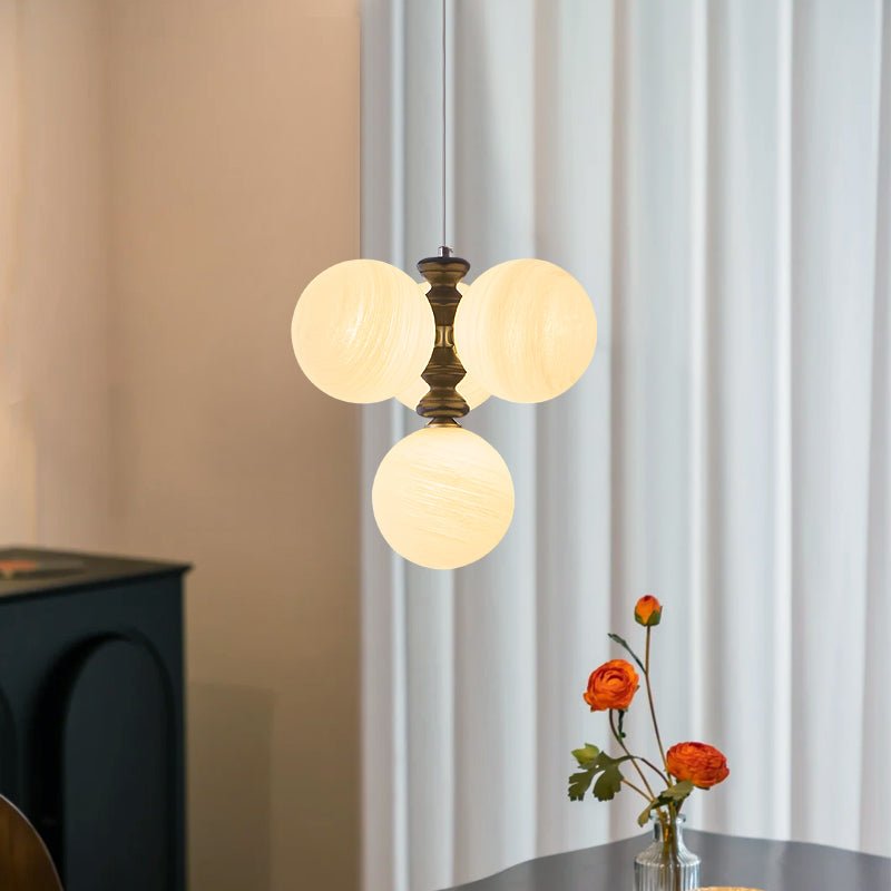 Cucarara Lustre Nordique Traditionnel Artistique en Bois à Arc - Neutralighting