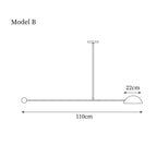 Orbital Lampe Pendante Linéaire Moderne Balance - Neutralighting
