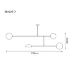 Orbital Lampe Pendante Linéaire Moderne Balance - Neutralighting