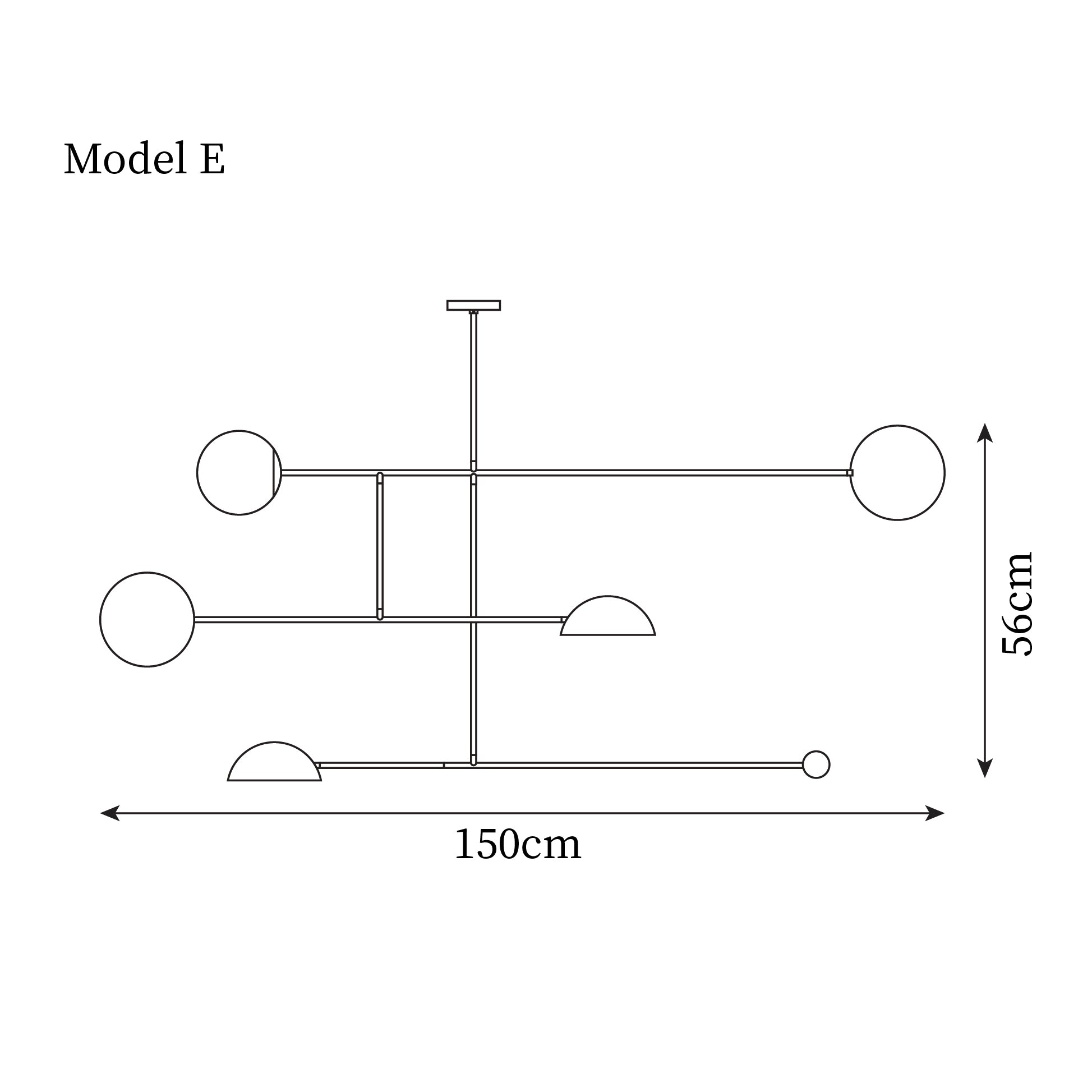 Orbital Lampe Pendante Linéaire Moderne Balance - Neutralighting