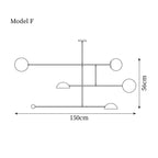 Orbital Lampe Pendante Linéaire Moderne Balance - Neutralighting