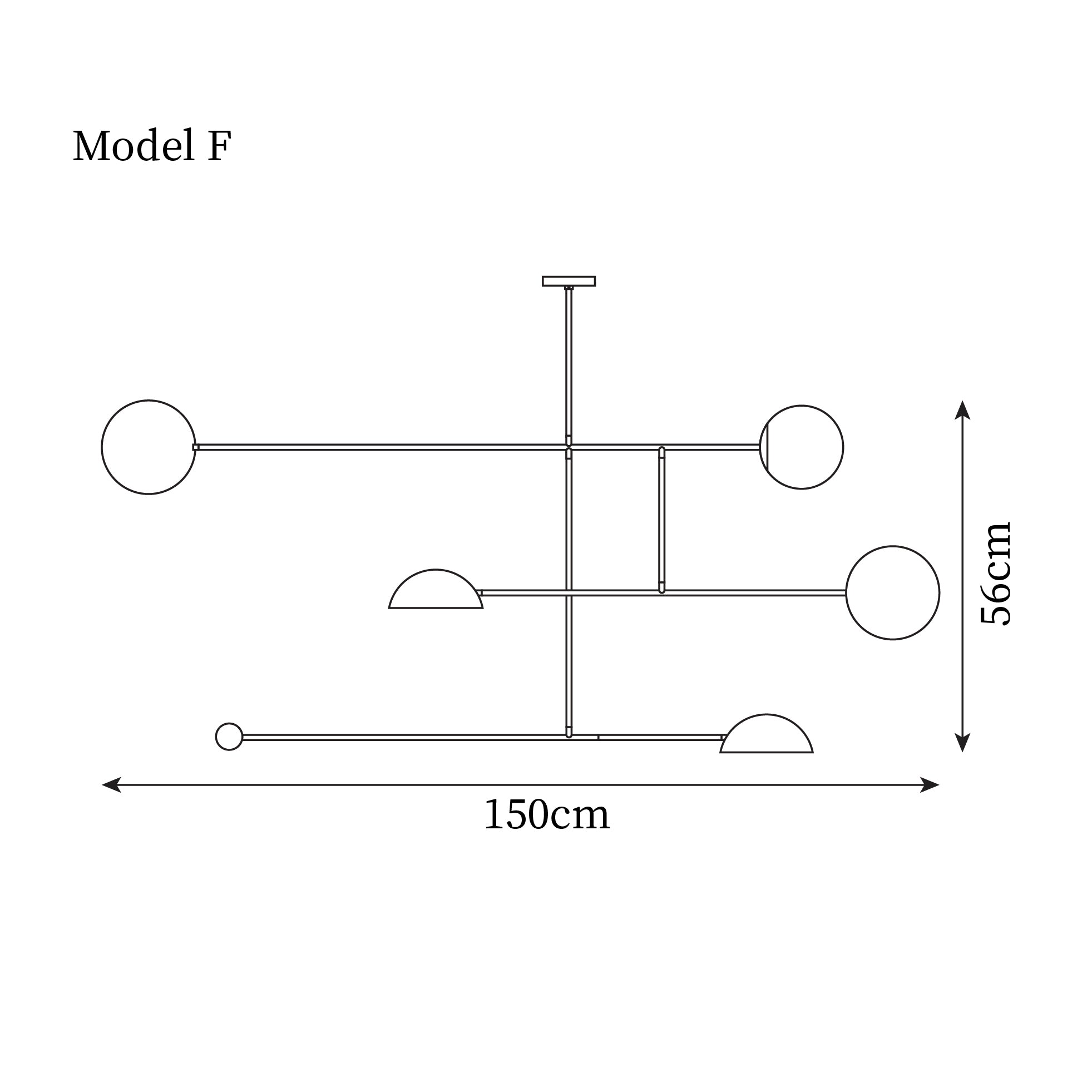 Orbital Lampe Pendante Linéaire Moderne Balance - Neutralighting