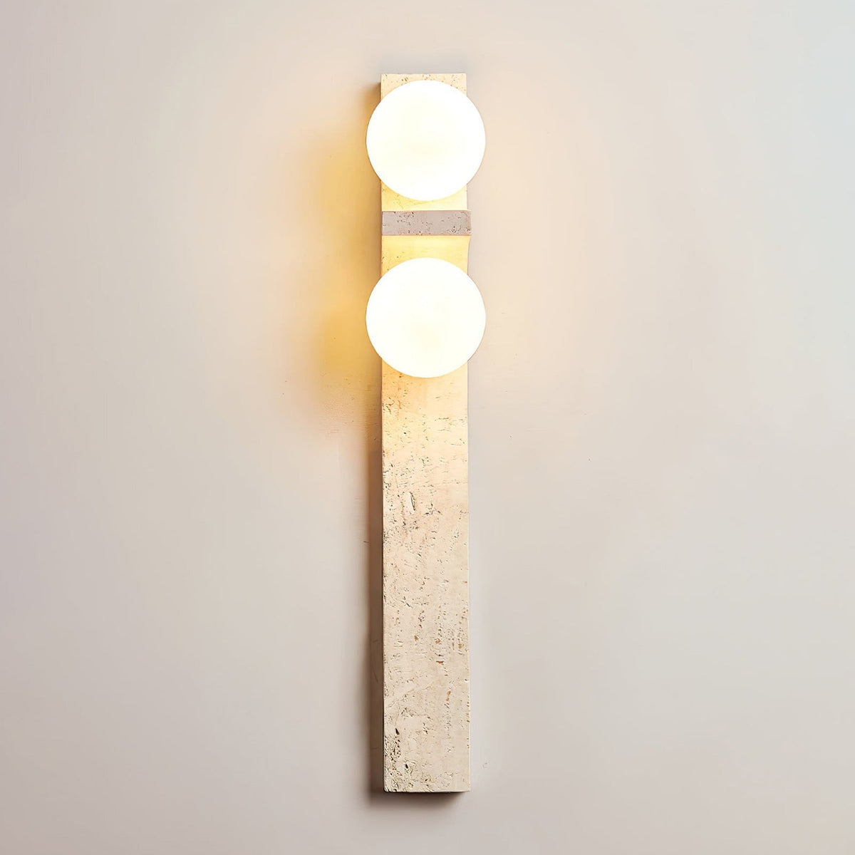 Eirikuvys Organique Moderne Minimaliste Travertin Applique Murale - Neutralighting