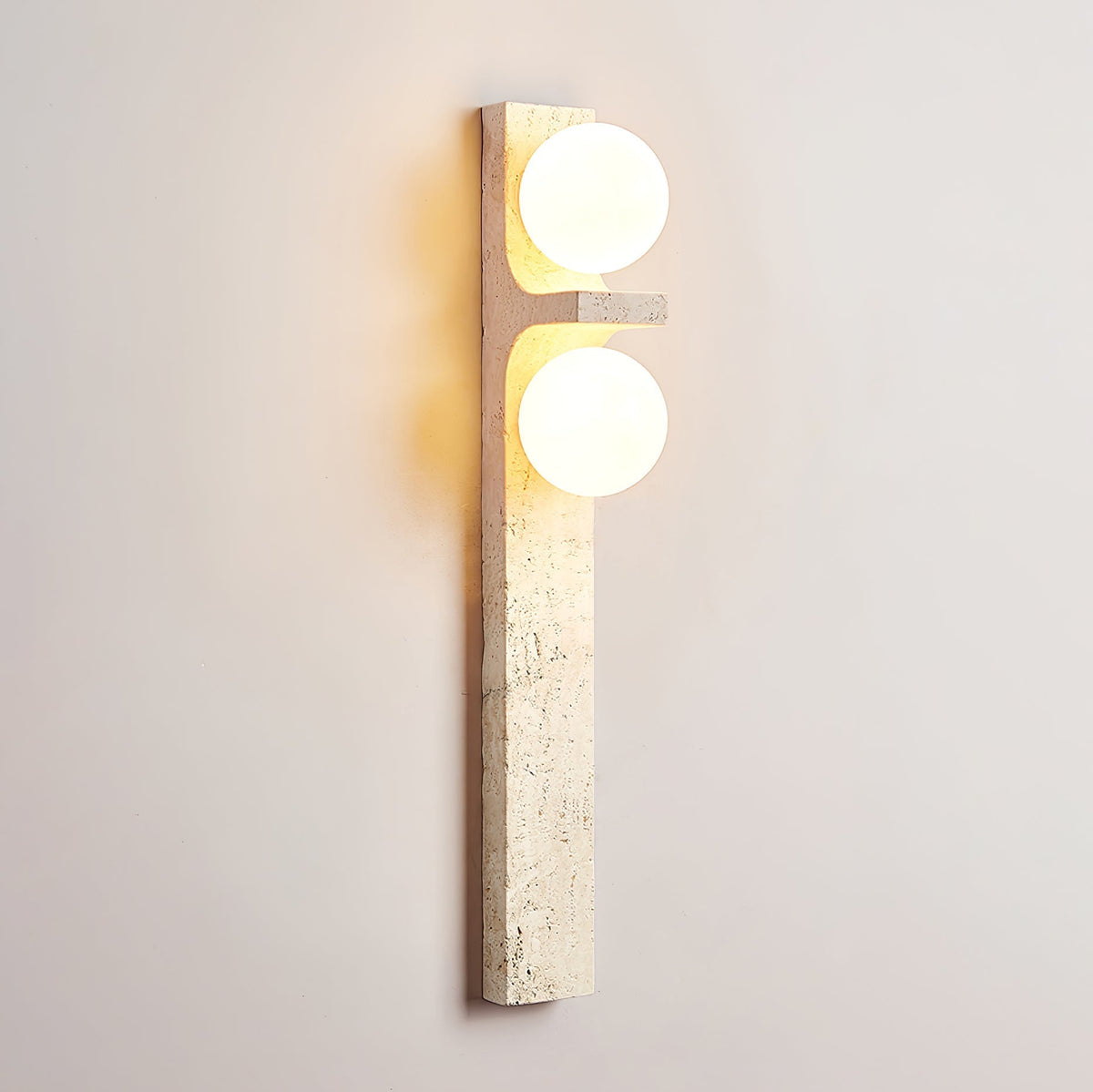Cassiopeia Applique Murale Minimaliste en Travertin - Neutralighting