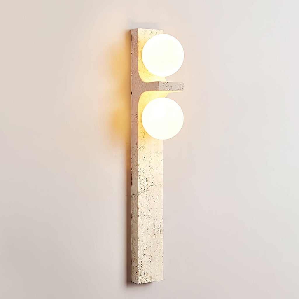 Cassiopeia Applique Murale Minimaliste en Travertin - Neutralighting