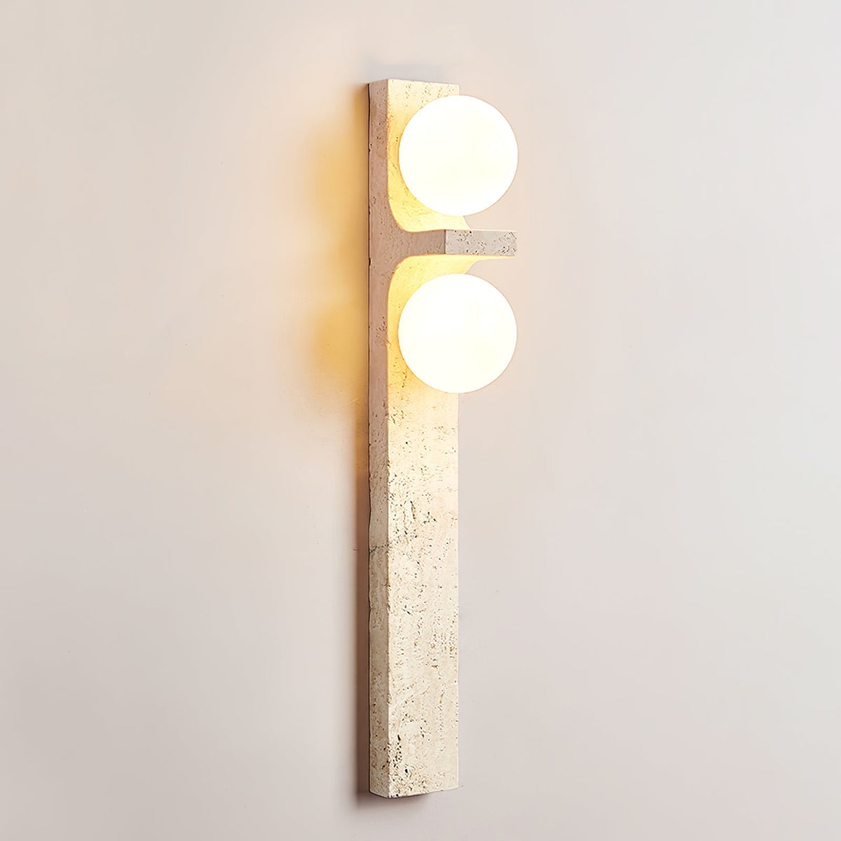 Cassiopeia Applique Murale Minimaliste en Travertin - Neutralighting