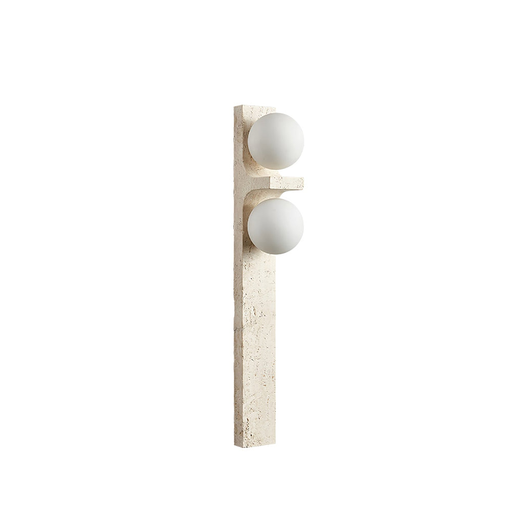 Cassiopeia Applique Murale Minimaliste en Travertin - Neutralighting