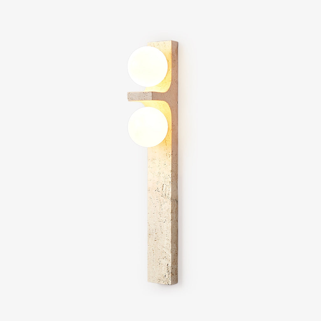 Cassiopeia Applique Murale Minimaliste en Travertin - Neutralighting