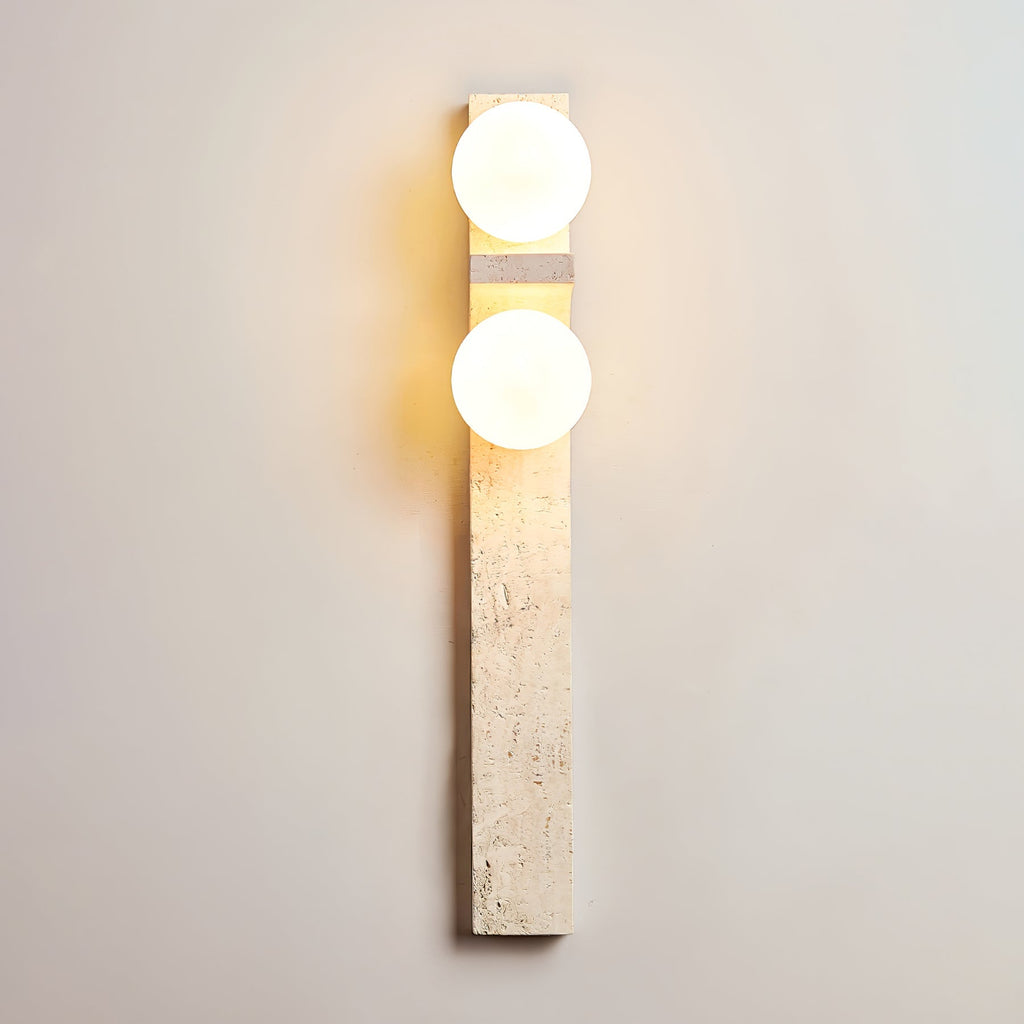 Cassiopeia Applique Murale Minimaliste en Travertin - Neutralighting