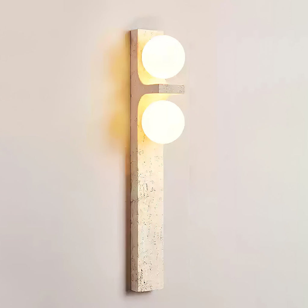 Cassiopeia Applique Murale Minimaliste en Travertin - Neutralighting
