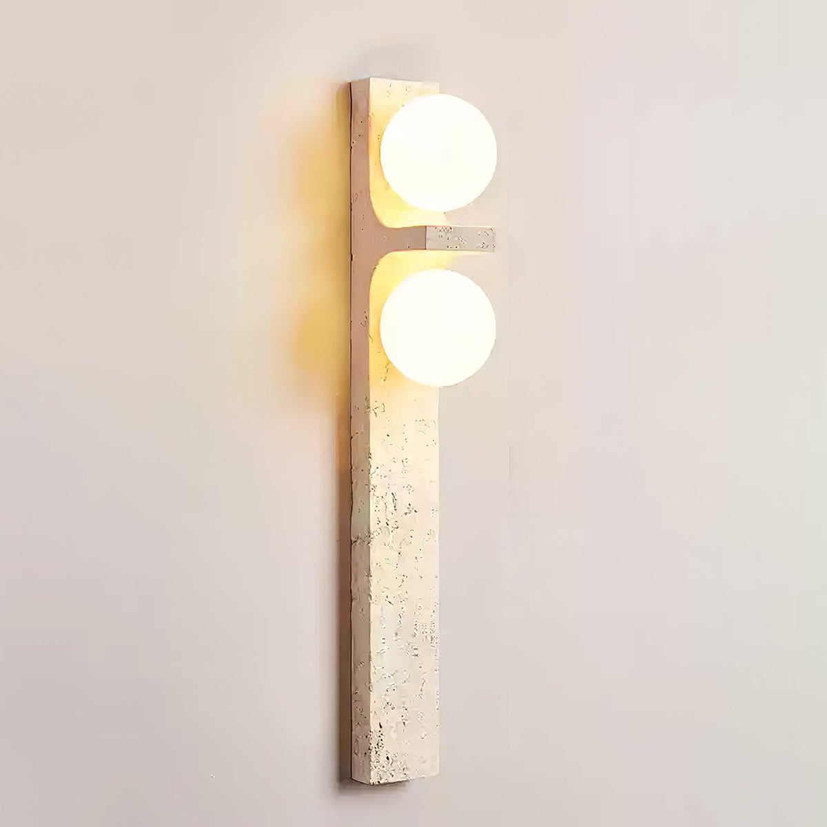 Cassiopeia Applique Murale Minimaliste en Travertin - Neutralighting