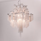 Lustra Suspension Lampe Chaîne en Nickel Coulant - Neutralighting